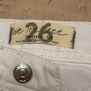 Free People White Jeans